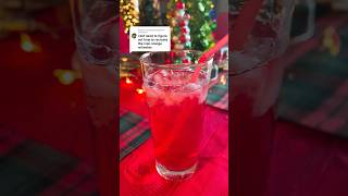 Cran Orange Refresher hack 🎄 drink foodhack homemade foodlover foodie Christmas food [upl. by Eisenberg990]