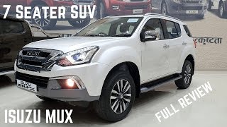 New Isuzu MUX 4WD SUV LUXURIOUS Interiors Powerful New Features  Isuzu MUX 7 Seater SUV [upl. by Roper927]