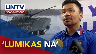 Sen Pacquiao urges Filipinos in Ukraine to take heed calls for immediate evacuation [upl. by Nyrhtakyram]