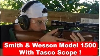 Smith amp Wesson Model 1500 in 3006 amp 243 Win w Tasco Scopes AccuracyField Test [upl. by Asiil]