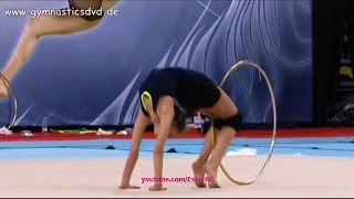 Dina Averina Hoop Training  WC Sofia 2016 [upl. by Aubree687]