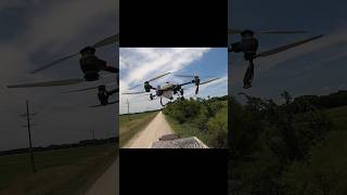 Spraying with Drones fungicide farming corn harvest drone dji [upl. by Hgielsel]