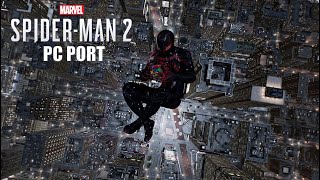 Spider Man 2 PC PORT V136 Brazil NG  My Settings and Night Rain [upl. by Calise]