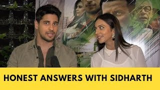 Honest Answers Ft Sidharth Malhotra And Rakul Preet For Aiyaary  Exclusive Interview  Pop Diaries [upl. by Schonthal]