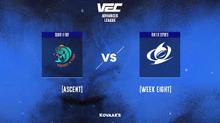 VEC  Week Eight  Squirt N Turf v Kinetix Esports  Map 2  Ascent  Sponsored by Kovaaks [upl. by Araiet]