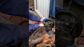 car engine disassembly and restorationshotrs [upl. by Lerrad]