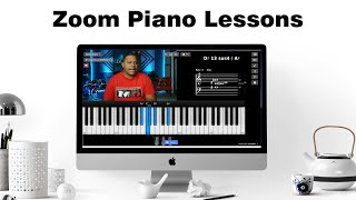 Virtual Online MusicPiano Lessons Using OBSEcamm Live Software [upl. by Olegnaid121]