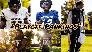 COLORADO FOOTBALL PLAYOFF RANKING RELEASED TONIGHT BUFFS CONTROL THEIR OWN DESTINY ROAD TO CFP [upl. by Hemetaf]