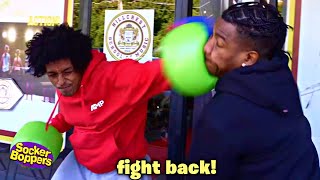 Using Socker Boppers to Beat Up My Friends [upl. by Hooke]