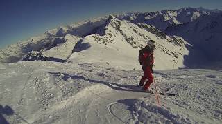 Verbier off piste Mont GeleTortin 15th December 2018 [upl. by Sadnak]