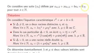 Méthode14  Suites récurrentes linéaires dordre 2 [upl. by Ingeborg]