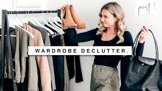 Planning Cleaning amp Shopping  Wardrobe Declutter amp Organization Pt 1 [upl. by Heidie912]