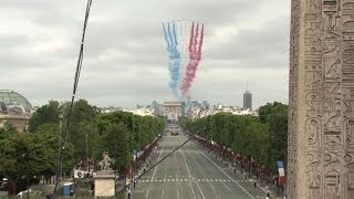 Frances Bastille Day marks WW1 centenary [upl. by Ibba950]