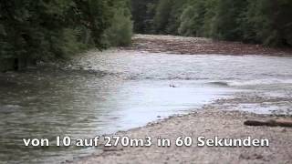 Emme Hochwasser  Anschuss 4 Juli 2012 [upl. by Aneger853]