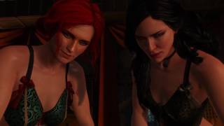 Witcher 3 It Takes Three To Tango Triss  Yen Romance [upl. by Lemraj635]