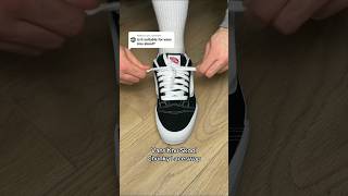 How to lace your Vans Knu SkoolBest Way ✅ lace vans [upl. by Cromwell]