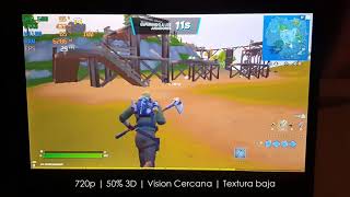 Test Fortnite Modo RendimientoAlpha  Intel Celeron N4100  UHD600 [upl. by Boehike]