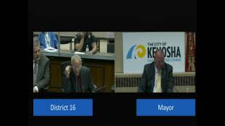 Kenosha City Council Meeting May 6 2024 Alderman Ruffalo [upl. by Enerod]