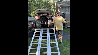 How to transport your ATV loading ramps in a Pickup Truck [upl. by Marcellus]