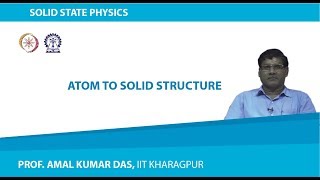 Lecture 1  Atom to Solid Structure [upl. by Renzo165]