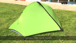 Nemo Obi Tent Series  Super Lightweight Camping Tents [upl. by Dlorag44]