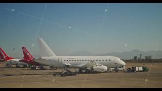 Antalya Turkey  September 23 2023 Airplanes Of Corendon Red Wings Airlines Parked At Antalya [upl. by Yklam]