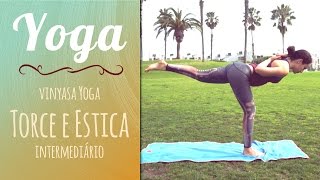 Torce e Estica  YOGA  intermediário  Pri Leite [upl. by Massie]