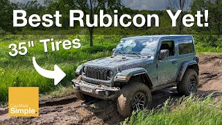 2024 Jeep Wrangler Rubicon X 2Door Off Road Review  35quot Tire Package [upl. by Aurel]