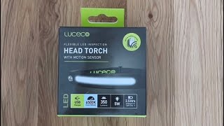 Luceco  LED head torch [upl. by Ydnagrub]