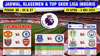 Jadwal Liga Inggris 2022 Malam Ini Pekan 35  MANCHESTER UNITED VS CHELSEA  NEWCASTLE VS LIVERPOOL [upl. by Pate]