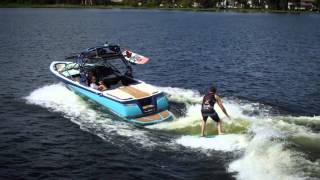 Nautique Sport Nautique 200 Surf Review Wakeboarding [upl. by Venice389]