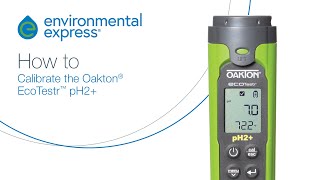 How to Calibrate the Oakton EcoTestr pH 2 Pocket pH Meter [upl. by Calica]