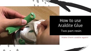 How to use Epoxy Adhesive  Araldite [upl. by Jania]