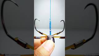 Fishing knot skills How to tie a big hook fishing shorts [upl. by Zamora]