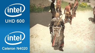 Assassins Creed 4 Black Flag Gameplay Intel UHD 600  Intel Celeron N4020 [upl. by Anitirhc]