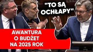 quotTo są ochłapyquot Wrzawa o budżet na 2025 rok Urbaniak do PiS Oddajcie co ukradliście [upl. by Rozek]