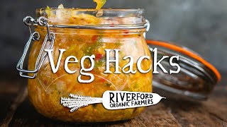 Fermented Cabbage  Sauerkraut amp Cowboy Kimchi  VEG HACKS [upl. by Ymmat971]