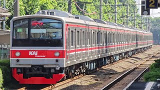 4K Stasiun Universitas Pancasila Kompilasi KRL Commuter Line  JR 205 TM 6000 7000 [upl. by Assennev858]