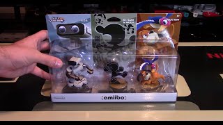 RELEASE DAY Amiibo Retro 3Pack Unboxing  Review  Nintendo Collecting [upl. by Yartnod734]