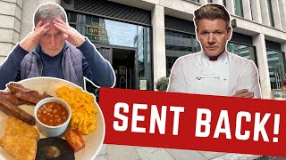 Reviewing GORDON RAMSAYS £19 BREAKFAST  I SENT IT BACK [upl. by Alludba]