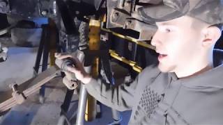 Flip shackle 4quot Lift install 1979 gmc [upl. by Laenaj271]