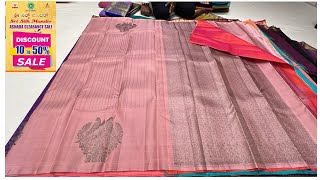 Chickpet Bangalore Silk Sarees amp Mysore silk sareesUptp 50 SaleSingle saree courier available [upl. by Esinal]