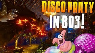 DISCO PARTY IN BO3 Der Eisendrache Funny Moments Disco Easter Egg Highlights Bow  MatMicMar [upl. by Hayyifas136]