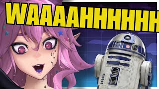 r2d2 scream  STAR2D2 VTuber [upl. by Airalednac]