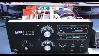 RF CONCEPTS  LINEAR AMPLIFIER ALPHA 8410  REPARO REVISÃO e TESTES [upl. by Relyk400]