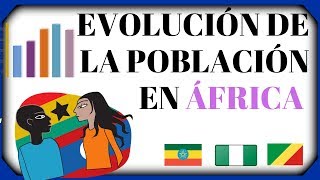 Evolución de la Población del continente Africano 18002100 Gráfica [upl. by Lamaaj]