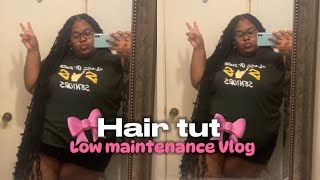 Low maintenance vlog hair care  Vlogz with Vicki Lo [upl. by Lzeil]