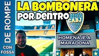 ¿Cómo es la BOMBONERA por dentro  sale CAMPEÓN  vi a MARADONA en vivo [upl. by Jutta825]