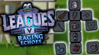 Leagues 5 Raging Echoes Builds Regions Combat Masteries League V Guide OSRS [upl. by Eimac974]