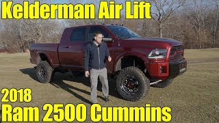 LIFTED 2018 Ram 2500 Laramie Cummins with Kelderman Air Suspension MUST SEE [upl. by Whelan]